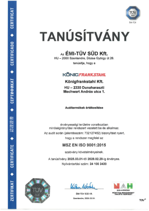 Tanusítvány